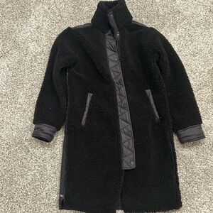 Athleta Black Sherpa Jacket